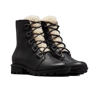Sorel Phoenix Waterproof Leather Short Lace Cozy Boots